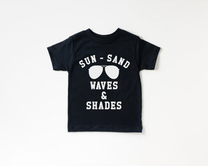 Sun Sand Waves & Shades - Kids Tee