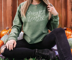 Sweater Weather - Unisex Fleece Sweatshirt
