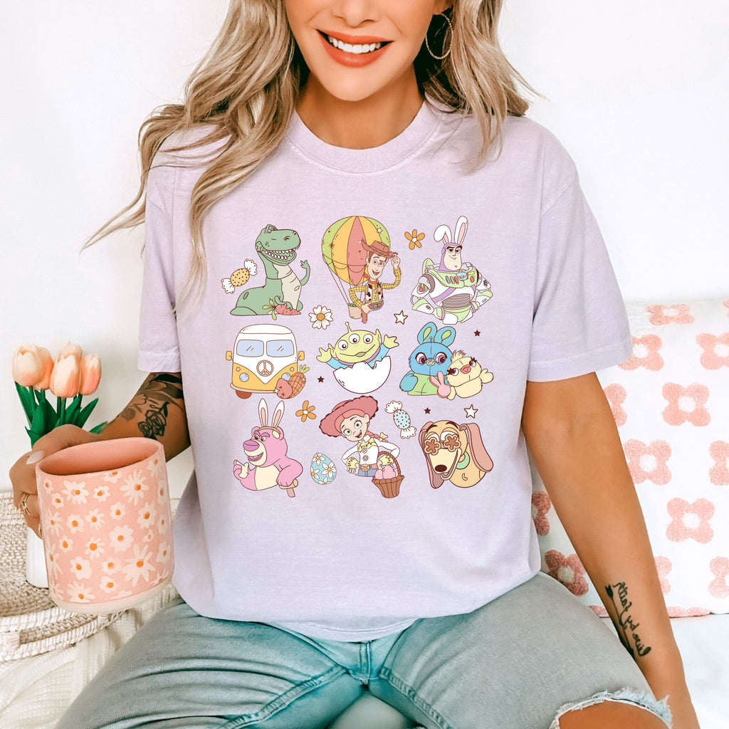 Easter Toy Gang - Comfort Colors Unisex Adult Tee