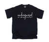 Undiagnosed - Comfort Colors Adult Tee | White ink