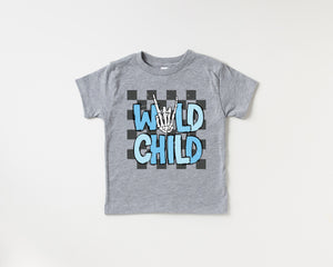 Wild Child - Kids Tee | Blue