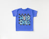 Wild Child - Kids Tee | Blue