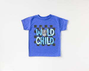 Wild Child - Kids Tee | Blue