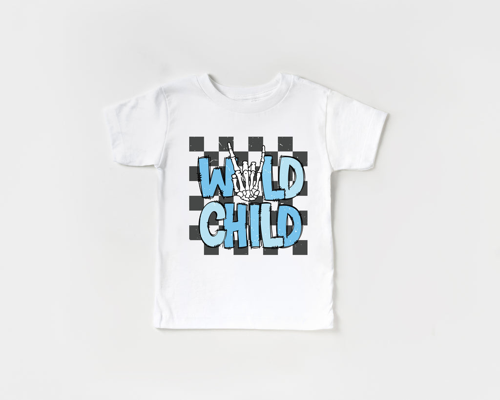 Wild Child - Kids Tee | Blue