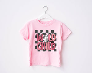 Wild Child - Kids Tee | Pink