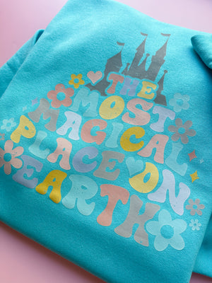 Most Magical Place on Earth - Scuba Blue Unisex Unisex Pullover