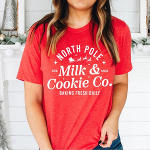 North Pole Milk & Cookie Co. - Unisex Adult Tee