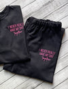Never Really Have my Sh*t Together - Black Unisex Fleece Sweats