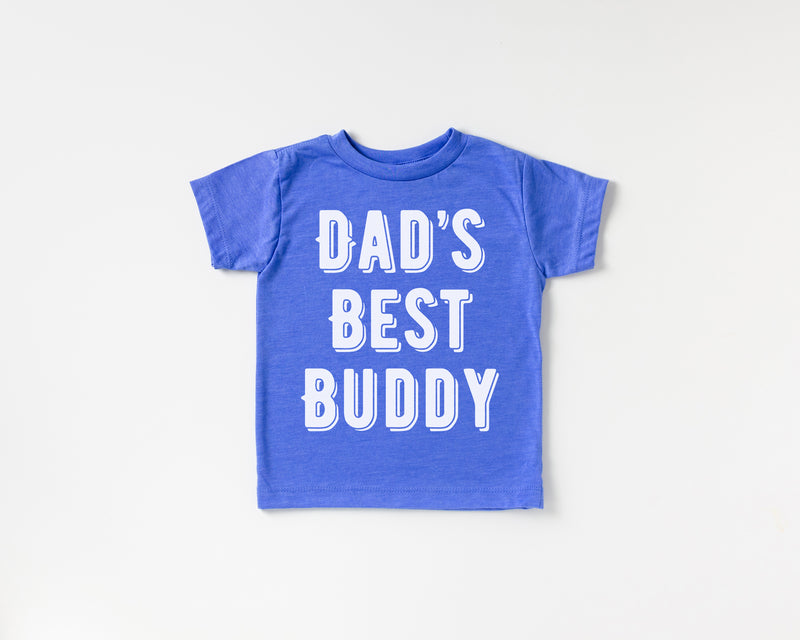 Dad's Best Buddy - Kids Tee | White ink