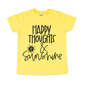 Happy Thoughts & Sunshine - Kids Tee