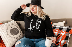 Hello Fall - Unisex Fleece Sweatshirt