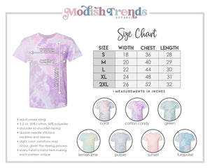Sleep Chaos Love - Sunset Tie Dye Unisex Tee