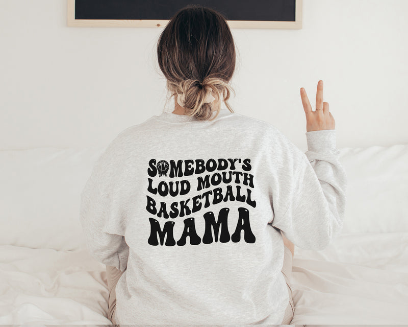 Loud Mouth Basketball Mama - Unisex Fleece Pullover
