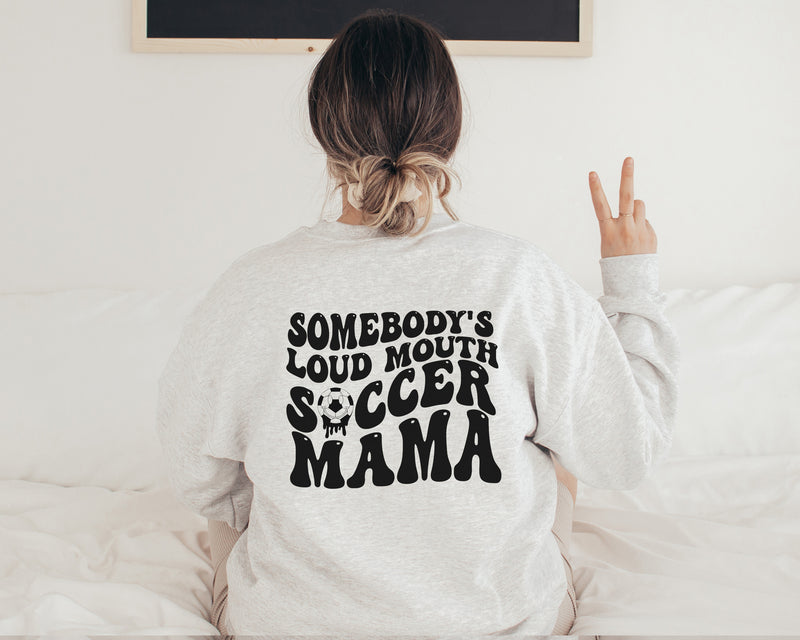 Loud Mouth Soccer Mama - Unisex Fleece Pullover