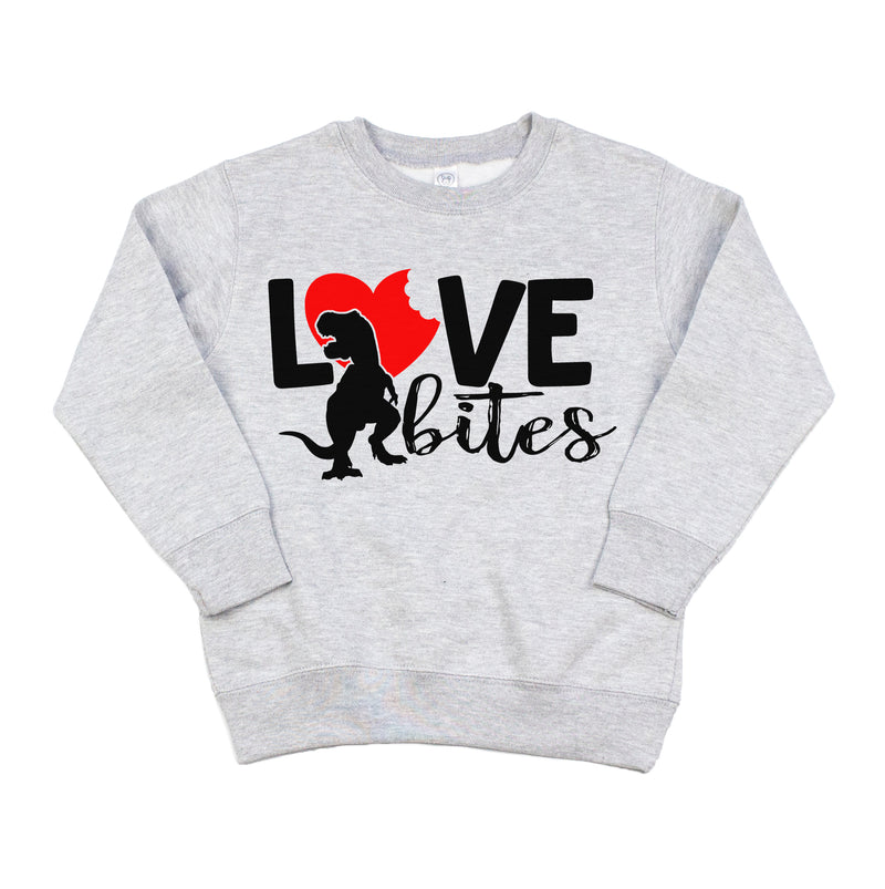 Love Bites Trex - Kids Fleece Pullover