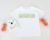 Monster - Kids Halloween Tee | Lime Green ink