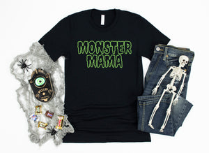 Monster Mama - Unisex Adult Tee | Lime Green ink