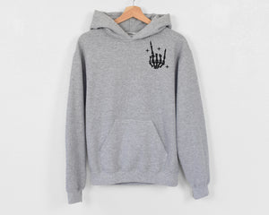 Don't Talk to Me When I'm Overstimulated | Black ink - Sport Grey Unisex Fleece Hoodie