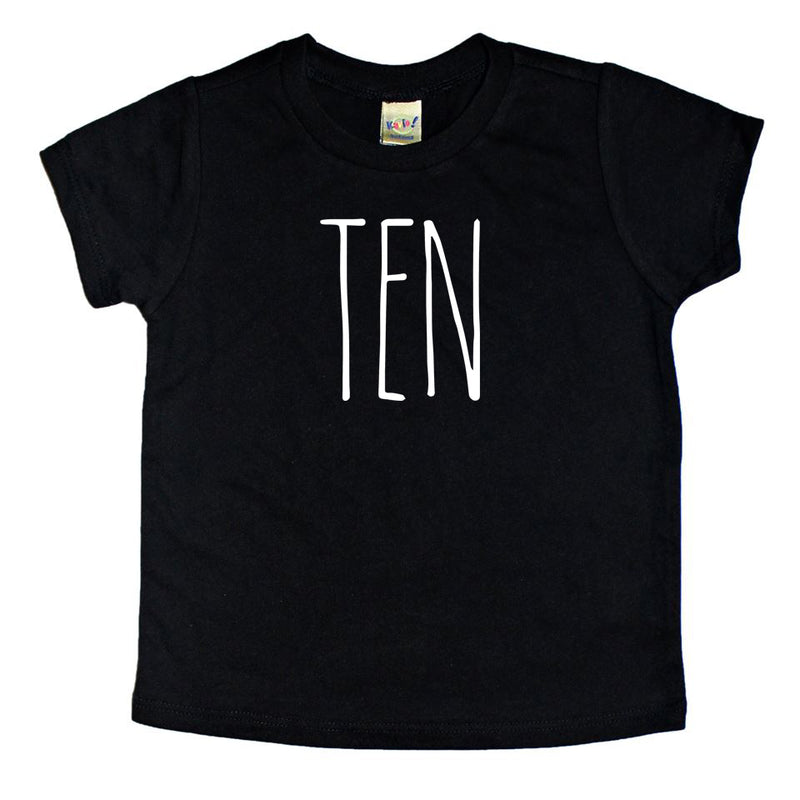 Skinny Ten Birthday Shirt - Kids Tee