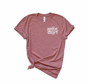 spice girl pumpkin spice latte fall womens tee shirt autumn shirt for her womens fall t-shirt 