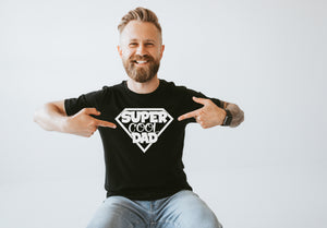 Super Cool Dad - Black Unisex Tee
