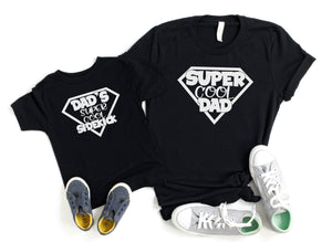 Super Cool Dad - Black Unisex Tee