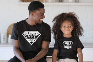 Super Cool Dad - Black Unisex Tee