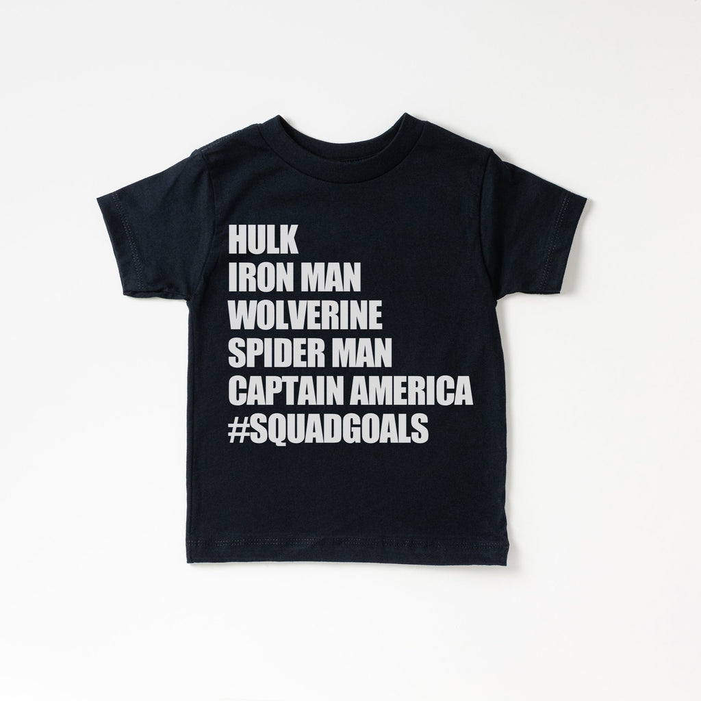 Super Hero Squad Goals - Kids Tee