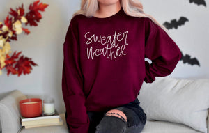 Sweater Weather - Unisex Fleece Pullover