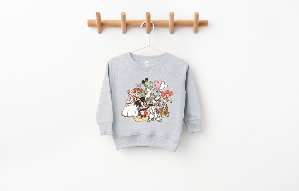 Toy Gang at the Parks - Kids Fleece Pullover