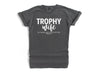 Trophy Wife - Pepper Comfort Colors Adult Tee | White ink