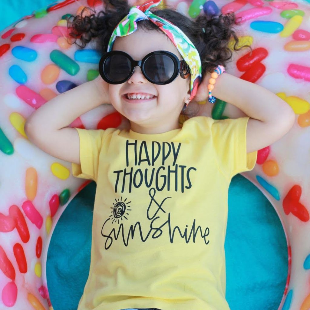 Happy Thoughts & Sunshine - Kids Tee